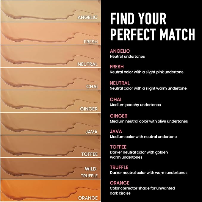 Frankie Rose Cosmetics Our Lil' Secret Concealer Sweat-Proof & Matte Under Eye Concealer, Long Lasting Full Coverage For Fine Lines, Dark Circles & Hide Imperfections - Neutral