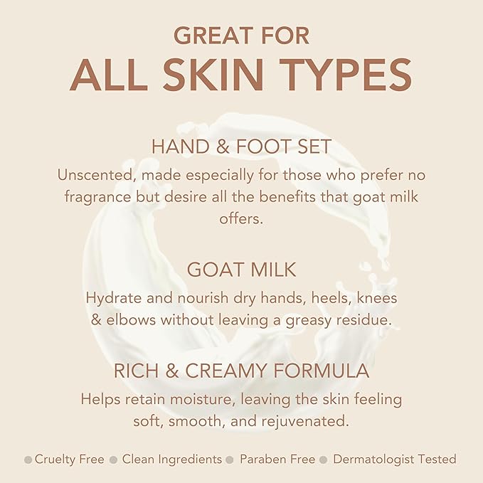 Dionis Goat Milk Skincare Sole Keeper & Soother - Deodorize, Calm, Cool, Moisturize & Resurface Feet-Treats Repairs & Soothes Rough Dry Callused Cracked Skin, Cruelty-Free Cream, 4 oz & .78 oz Set