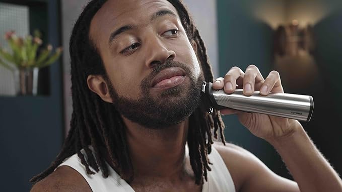 PHILIPS Norelco Multigroom 9000 Series MG9740-18-in-1 Precision Trimmer for Face, Head, and Body with Titanium Blades, 6-Hour Battery Life, and Showerproof Design, Packaging May Vary