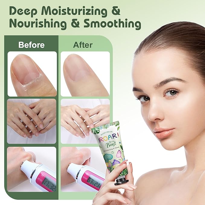 50 Pack Bulk Hand Cream Gifts Sets, Baby Shower Favors and Wedding Welcome Bag Stuffers for Guests with Thank You Card and Organza Gift Bags, Appreciation Gifts, Bridal Shower Favors (Dinosaur)