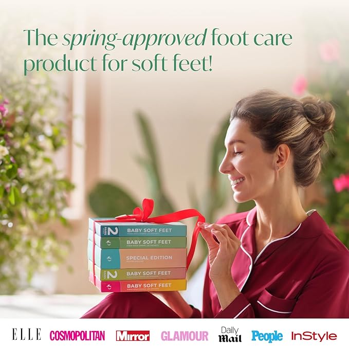 PLANTIFIQUE Foot Peel Mask 4 Pack and Foot Peel Mask for Men 2 pack