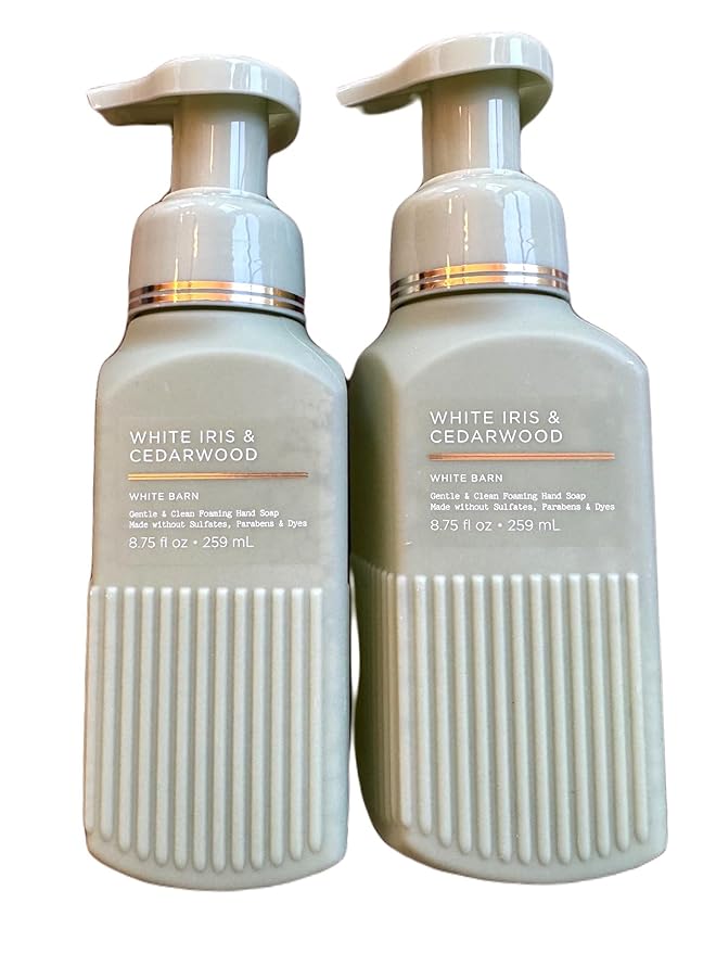 Bath and Body Works Foaming Hand Soap (White Iris Cedarwood 2 pk)