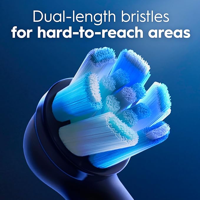 Oral-B iO Ultimate Clean Replacement Brush Heads, 5 Count, 4 Ultimate Clean + 1 Gum & Sensitive Black