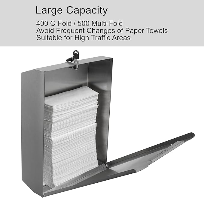 Commercial Soap Dispenser and Paper Towel Dispenser Bundle