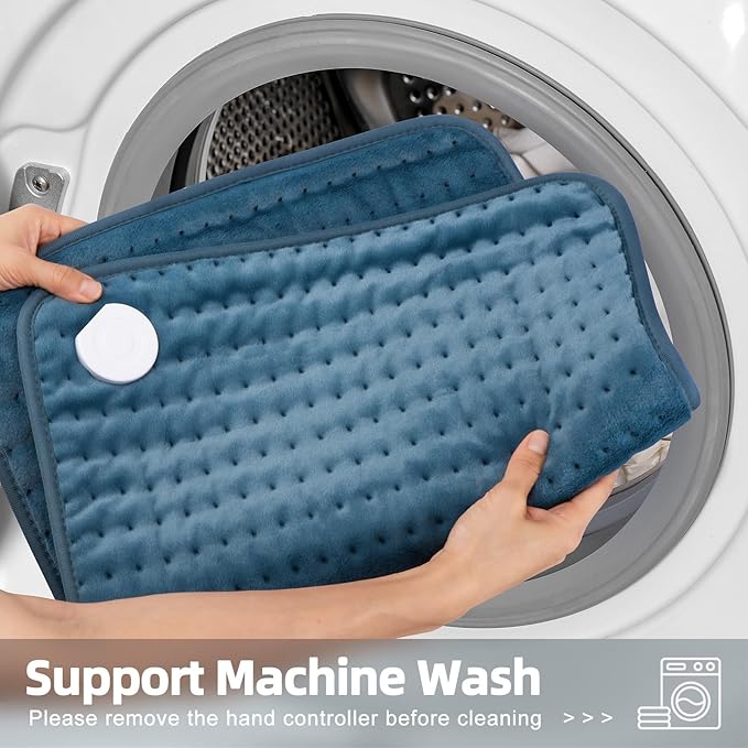 XX-Large Heating Pad for Back Pain Relief, Neck, Shoulder & Cramps - 16''x24'', Moist/Dry Heat, Auto-Off, Machine Washable - Ideal Gift for Christmas & Mother's Day - Gifts for Women, Mom Dad Daughter