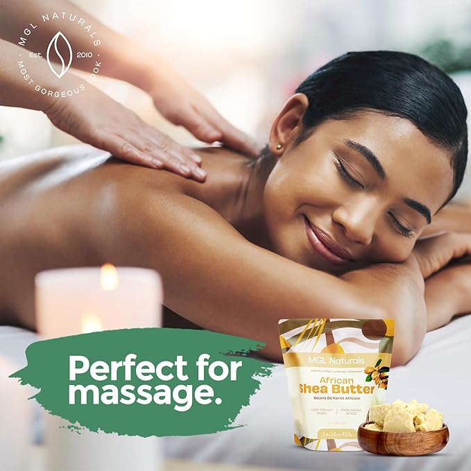 Raw Unrefined Shea Butter Ivory 1 lb, African, 100% Pure, Raw, Unrefined, Grade A. Nourish and moisturize the skin and hair. Use alone or DIY recipes. From Ghana, West Africa. (16oz)