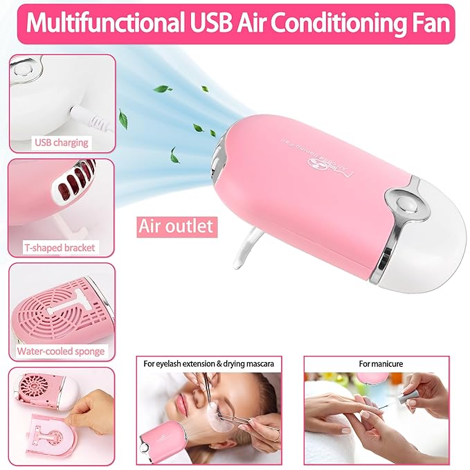 Lash Eyelash Extension Kit, Lash Kit for Eyelash Extension Beginners, with Mannequin Head, Individual Lash Glue, Eyelash Remover, Fan, Lash Extension Supplies Tools for Practice Training