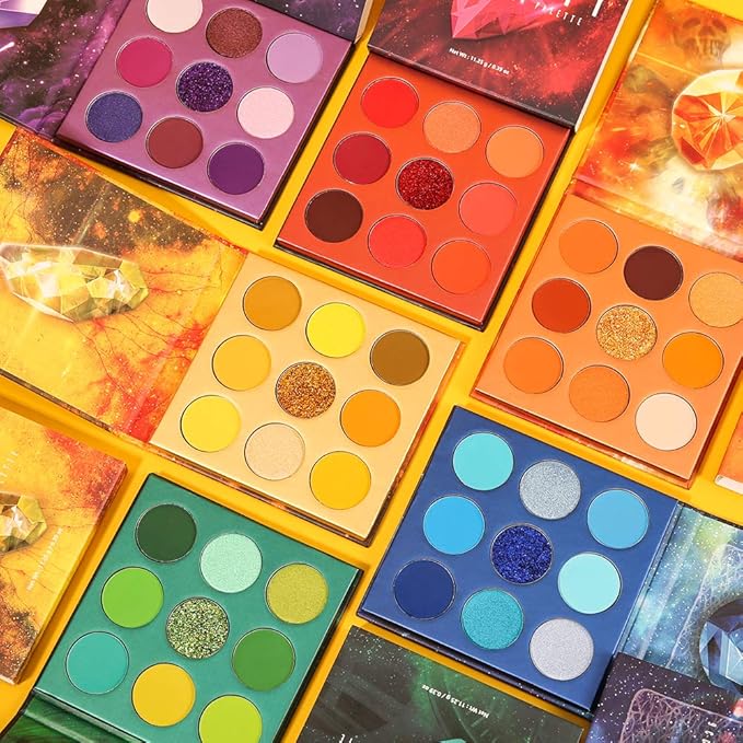 docolor Eyeshadow Palette 54Colors Gemstone Eye Shadow Palette Highly Pigmented Mattes Glitter Shimmers Naked Smokey Cream Powder Blendable Long Lasting Waterproof Colorful Professional Makeup Palette