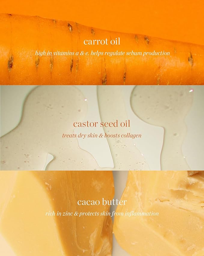 Ere Perez - Natural Carrot Color Pot | For Lips + Cheeks | Buildable, Blendable, Creamy, Vibrant, Satin Finish | Cacao Butter, Avocado + Castor Seed Oil | Vegan, Cruelty-Free, Clean Beauty (Hello)