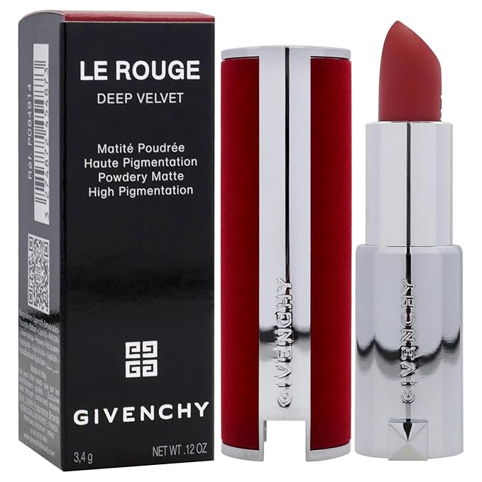 Givenchy Le Rouge Deep Velvet Matte Lipstick - N27 for Women - 0.12 oz Lipstick