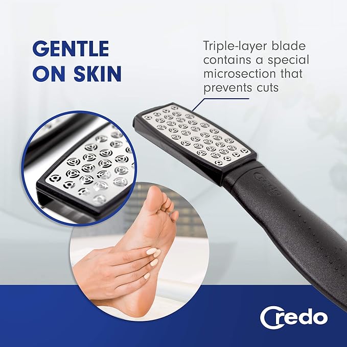 Credo Solingen Smart Cutter Callus Remover for Feet & Hand | Gentle Foot File & Foot Callus Remover | Callus Shaver Pedicure Supplies for Dry Cracked Feet & Flaky Skin