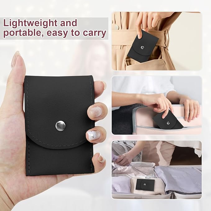 Manicure Set Bulk, Nail Clippers Kit Stainless Steel Fingernail Clippers Set, Sturdy Nail Tip Cutter Trimmers Professional Grooming Toenail Clippers Personal Pedicure Kits Gift Black (24 Pack 7 in 1)