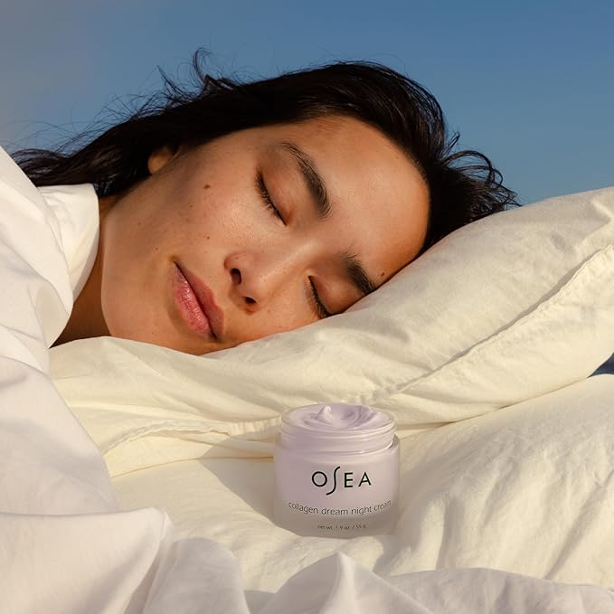 OSEA Dream Night Cream - Anti-Aging Hydrating Face Cream with Algae-Derived Bio Retinol - Plumps, Firms, & Smooths Line and Wrinkles