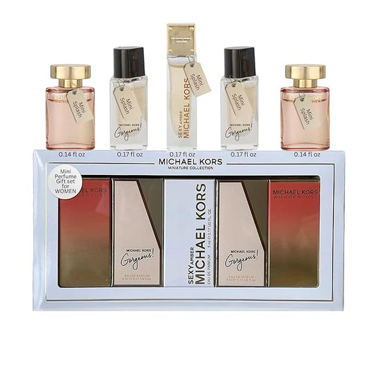 Michael Kors Perfume for Women 5 Piece Mini Gift Set Variety Splashes