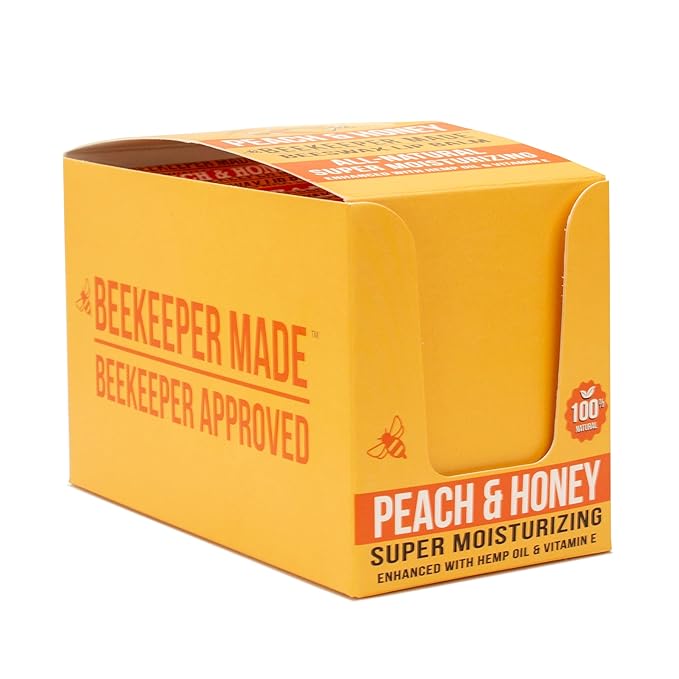 Beeswax Bulk Lip Balm, 40 Count | For Men, Women, and Children. Great for Gifts, Showers, & More (Peach)