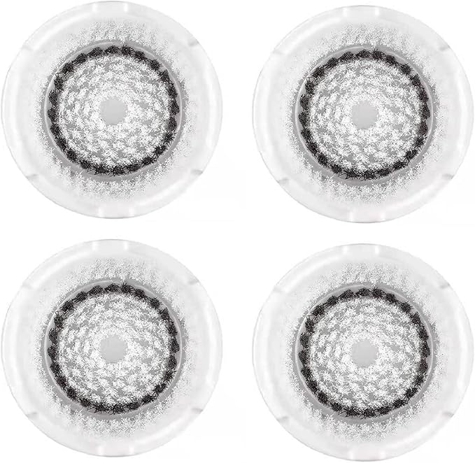 Clarisonic Sensitive Facial Cleansing Brush Head Replacement for Mia 1, Mia 2, Mia Fit, Alpha Fit, Smart Profile Uplift, 4 Count