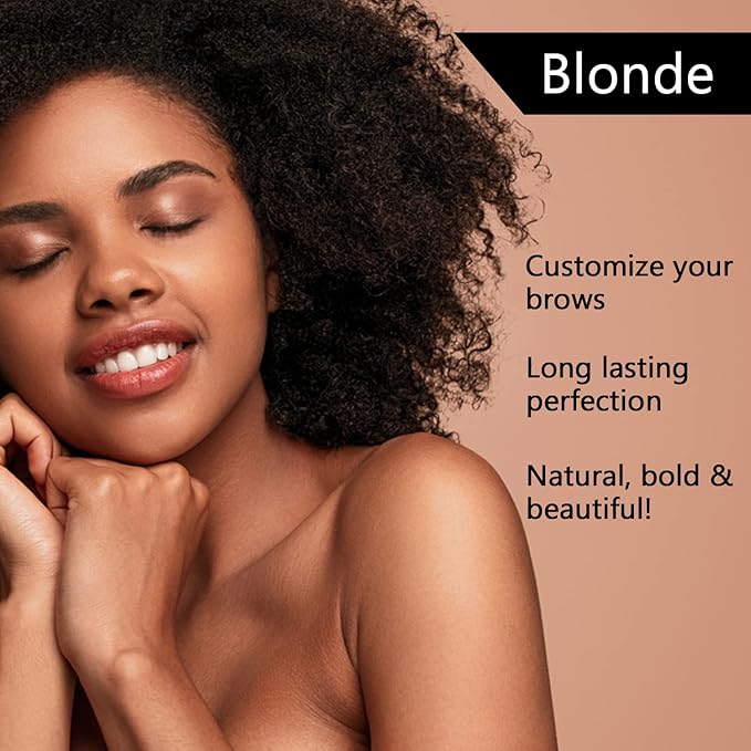 Mellow Cosmetics Brow Duo - Luminous Eyebrow Powder for Natural Looking, Voluminous Brows - Eyebrow Filler for Brows - Vegan Brow Definer - Blonde