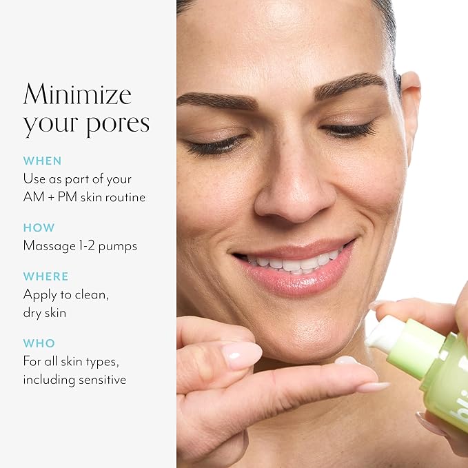 Bliss Niacinamide Disappearing Act Pore Serum | Reduces Pores & Smooths Skin | Infused with Vitamin B3 & Green Tea | Dermatologist Tested | Vegan & Cruelty-Free | 1 Fl Oz