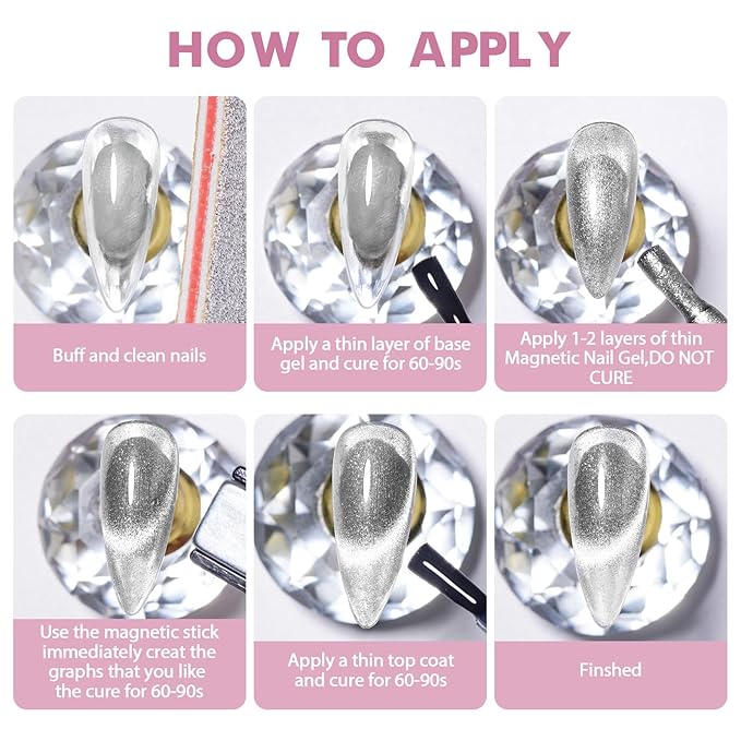 MEET ACROSS Brown Cat Eye Gel Nail Polish Set 18PCS Glitter Gel Polish Kit Gold Gel Amber Caramel Shimmer Nail Polish Kit Reflective Fall Translucent Cateye Gel Polish Salon DIY Gifts