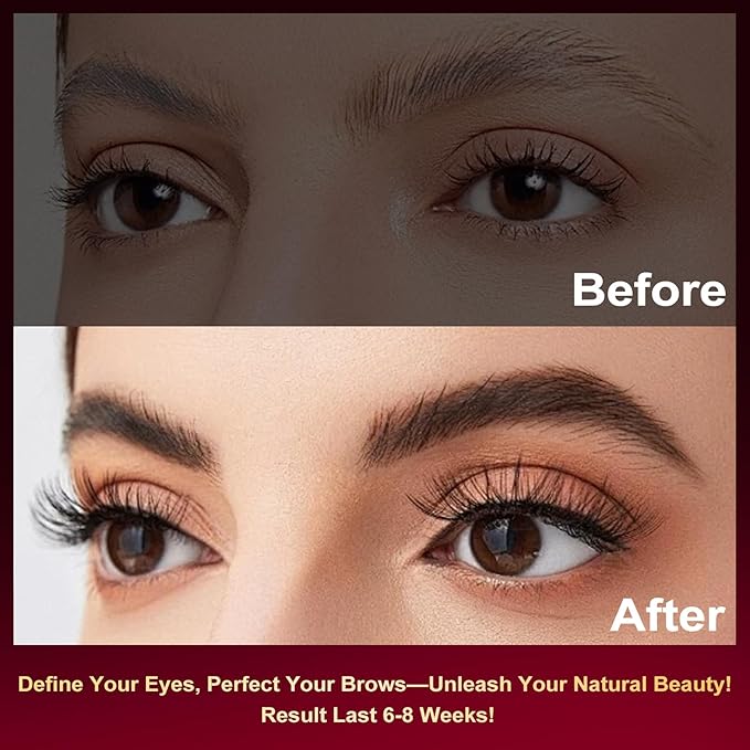 Eyebrow and Lash Lamination Kit, SCUNDA Lash Lift and Tint Kit, 6 IN I Professional Brow Lamination Kit with Black, Brow Colors, Instant Lash Lift Kit for Beginners, Fuller, Curling, Tinting