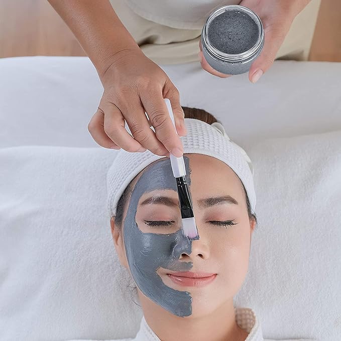 Eternal Moment 36 Pack 2 OZ Plastic Jars Round Clear Cosmetic Container Jars with White Lids, Perfect for Lotion, Slime，Cream, Ointments, Makeup, Eye Shadow, Samples, Pot, Travel Storage