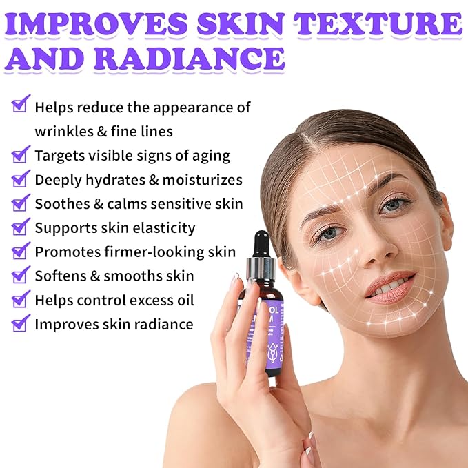 Retinol Serum for Face anti aging with Squalane Oil & Vitamin E Oil for Skin Care Night Repair Serum for Oily, Combination, Dry & Mature Skin for Daily Use 1Fl oz