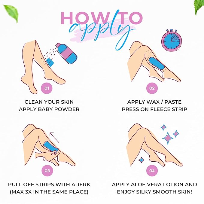 Non Woven Large 3x9 Body and Facial Wax Strips (250)