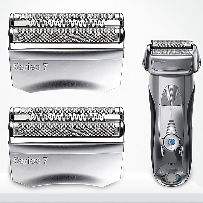 Series 7 70S Replacement Shaver Heads Compatible with Braun Series 7 Electric Razors,70S Blades for Braun s7 Replacement Replacement Foil and Cutter 720cc, 730cc, 735s, 750cc, 760cc, 790cc