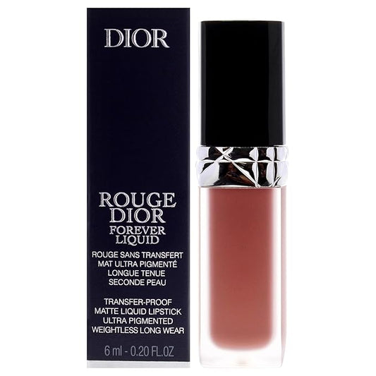 Dior Rouge Forever Liquid Matte - 300 Forever Nude Style by Christian for Women - 0.2 oz Lipstick