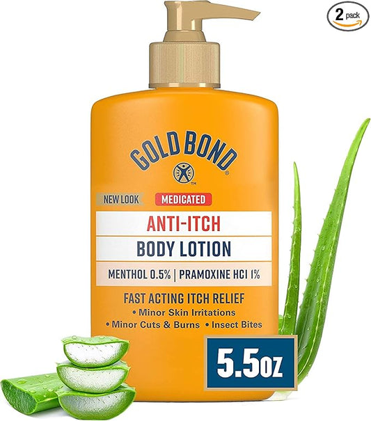 Gold Bond Anti Itch Lotion 5.5oz, Bottles (Pack of 2)