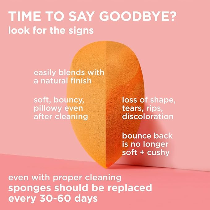 Real Techniques 6 Piece Everyday Essentials Makeup Brush Set, Includes 4 Brushes & 2 Makeup Sponges, For Foundation, Blush, Bronzer, Contour, Eyeshadow, & Powder, Travel Gift Set, Cruelty-Free & Vegan