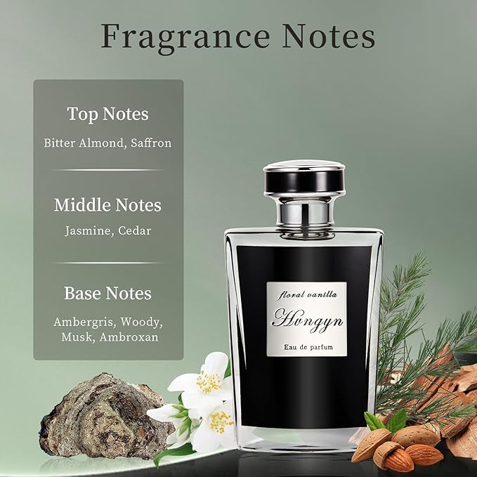 Almond Saffron - Eau de Parfum - Inspired by B.accarat R.ouge 540 - Luxury Scent Vegan Perfume Spray for Women & Men - 1.7 fl.oz. (50ml)