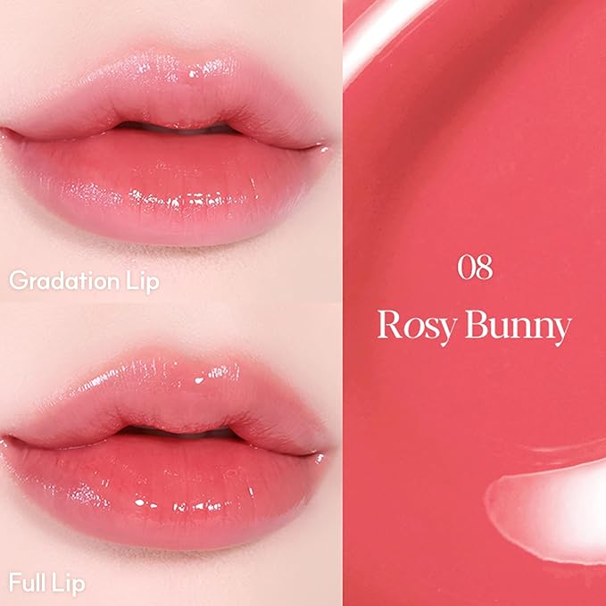 Espoir Lipstick Nowear Balming Glow #8 Rosy Bunny 0.1oz | Lightweight Moisturizing Lip | Long-Lasting Vibrant Color | Non-Sticky Softness for Chapped Lip Balm | Vegan Cruelty-Free | Korean Lip Makeup