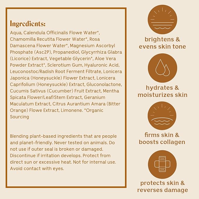 Feel Good Vitamin C Serum — Hydrating, Firming & Soothing Anti-Aging Facial Serum with Hyaluronic Acid Asc2P & Botanical Extracts — Solluna by Kimberly Snyder (1oz) Plant-Based, Cruelty-Free & Non-GMO