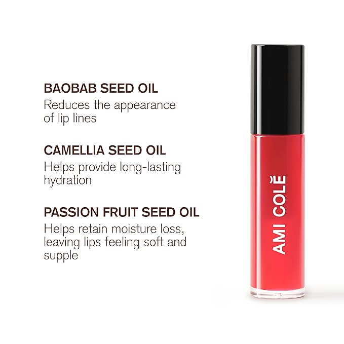 AMI COLÉ Hydrating Lip Treatment Oil (Smitten), 0.15oz