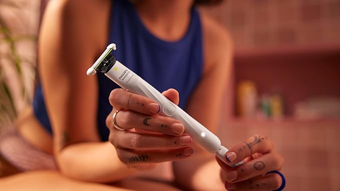 Philips Norelco OneBlade Intimate, Designed for Pubic Grooming, Trim & Shave with Extra Skin Protection, Waterproof, Model QP1924/70