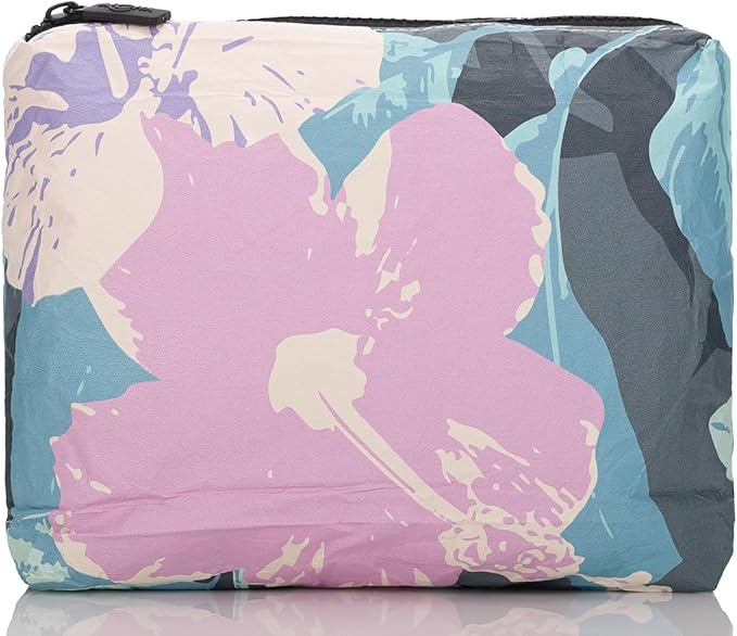 ALOHA Collection Small Pouch | Lightweight, Packable, and Splash-Proof Makeup Pouch | Easy to Clean