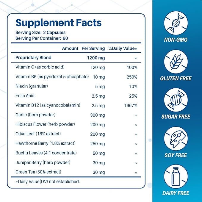 Tinnitus Relief for Ringing Ears, Tinnitus Treatment Supplement for Ear Ringing Relief, Supports Ear Health & Reduces Ringing in Ears, Promotes Peaceful Life & Hearing Comfort, 120 Capsules