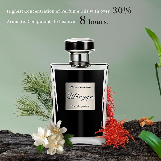 Almond Saffron - Eau de Parfum - Inspired by B.accarat R.ouge 540 - Luxury Scent Vegan Perfume Spray for Women & Men - 1.7 fl.oz. (50ml)