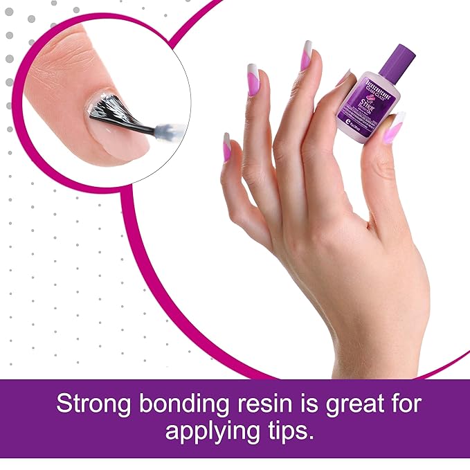 Backscratchers Extreme Glass Glaze Stikr Brush-On, 0.28 Fluid Ounce