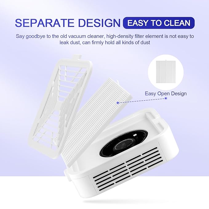 120W Brushless Nail Dust Collector Machine Nail Dust Cleaner with Powerful Suction Extractor Fan for Manicure, Professional Nail Filter for Nail Art, Home Salon Use