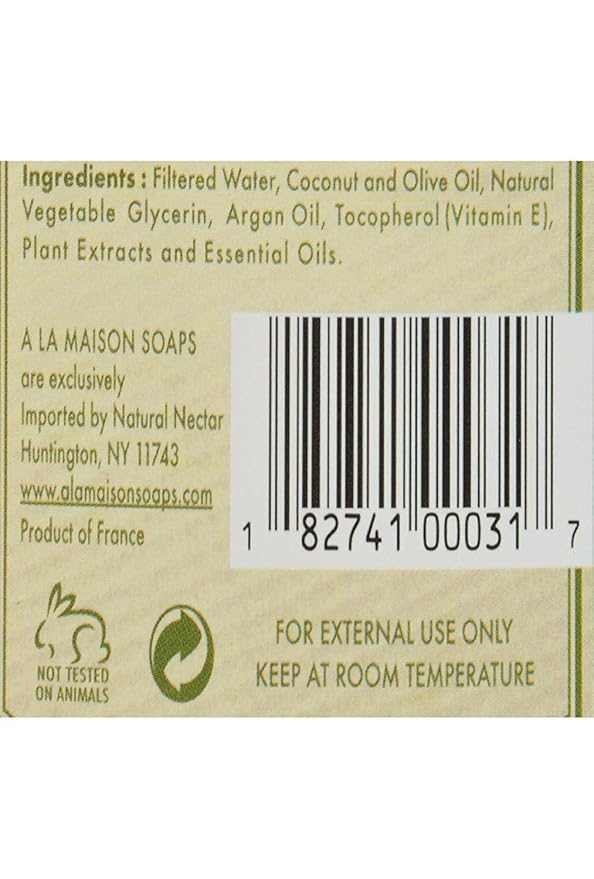 A LA MAISON Liquid Soap Hand and Body, Triple Milled, Essential Oils, Biodegradable, Plant Based, Vegan, Cruelty-Free, Alcohol & Paraben Free (Rosemary Mint 16.9 Fl Oz, 1 Pack)