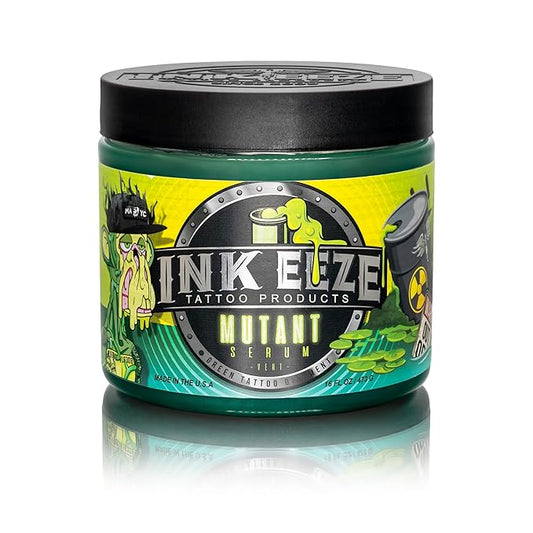INKEEZE Mutant Serum Green Tattoo Ointment Limited Edition Bored Ape Yacht Club NFT, Made in USA, 16oz