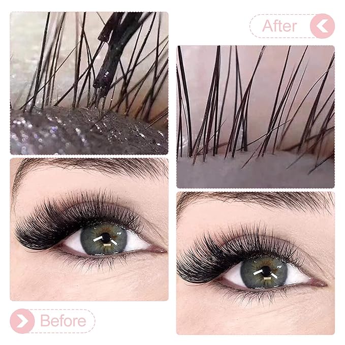 Eyelash Extension Cleanser 60ML Natural Lash Extension Shampoo Cherry Blossom Professional Eyelid Foaming Cleanser Paraben & Sulfate Free Non-lrritating with Salon and Home Care