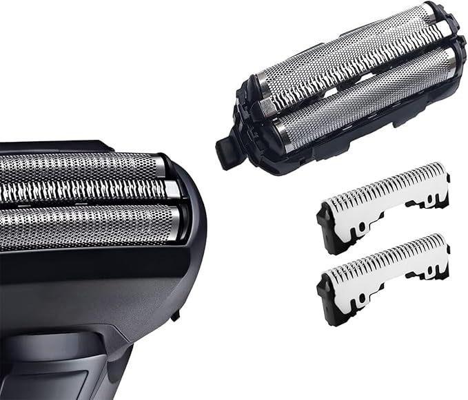 Replacement Film and Blade for Shaver Replacement Heads ES9087 ES9068 ES8101 Electric Shaver Head Cutter Blade Set Accessories Compatible with ES-CST2Q, ES-CST2S, ES-CST2R, ES-CST2T