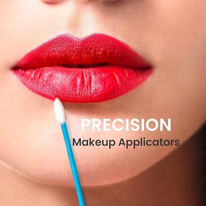 Fran Wilson EYE TEES COTTON TIPS 80 Count (6 PACK) - Precision Makeup Applicator, Double-sided Swabs with Pointed and Rounded Ends for Perfect Blending, Effective Cleaning and Precise Touch-ups