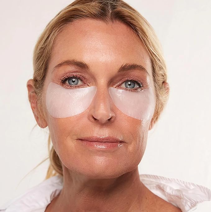 Jillian Dempsey Eye Masks: 100% Natural Under Eye Mask to Hydrate, Sooth, Plump, and Minimize Fine Lines and Wrinkles I Pack of 10
