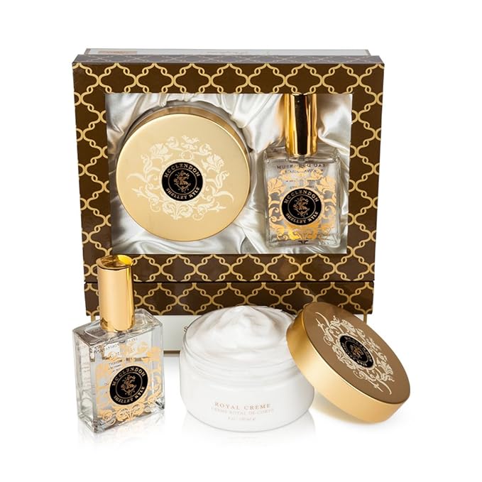 Shelley Kyle McClendon Royal Creme and Large Perfume Set