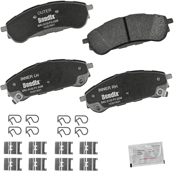 Bendix Priority1 CFC2208 Ceramic Rear Brake Pads for Ford Ranger 2023-2019