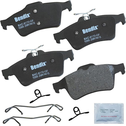 Bendix Priority1 CFC1095 Rear Brake Pads for BLS,Cobalt,Vectra,Focus,Connect,S-Type,Super V8,Plas,XF,XJ,XJ8,XJR,XK,XKR,Mazda 3,Sport,5,Benz G550 4x4,Peugeot 508,Solstice,Laguna,Saab 9-3,X,Sky,Volvo